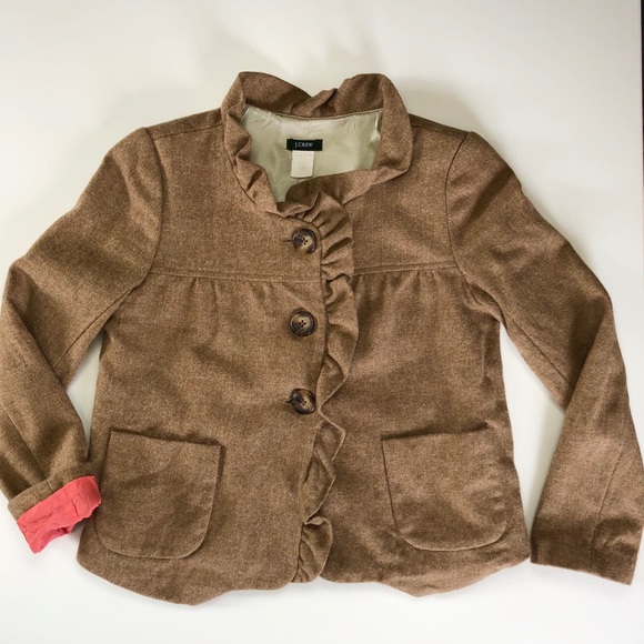 J. Crew Camel color Wool Fiona Bella Blazer - Picture 5 of 8